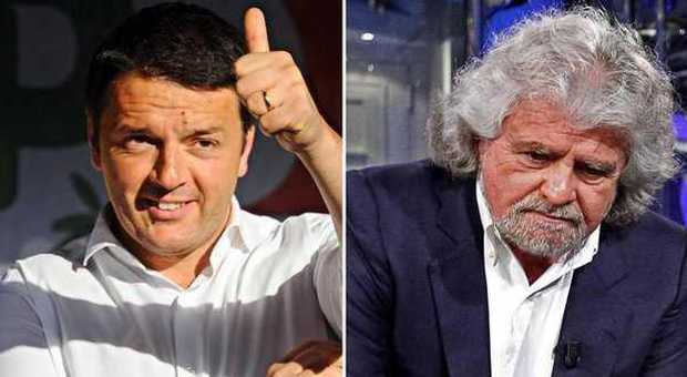 Legge elettorale, Grillo cerca Renzi. Il premier: «Bene, ma con lo streaming»