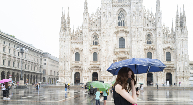 Allerta meteo a Milano. Maltempo su tutto il Nord-Ovest, pioggia e grandine poi si spostano al Centro