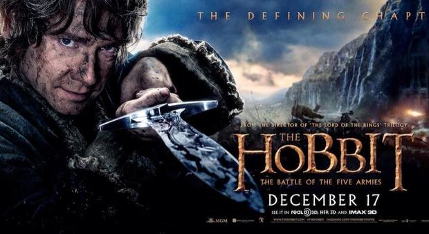 "Lo Hobbit - La battaglia delle cinque armate" stasera in tv su TV8, il terzo e conclusivo capitolo della trilogia de "Lo Hobbit"