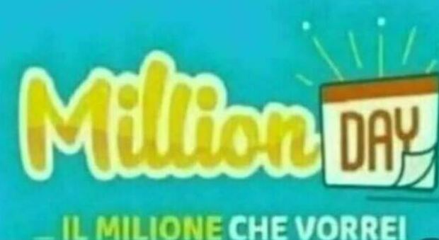 Million day, l'estrazione dei cinque numeri vincenti di oggi venerdì 20 agosto 2021