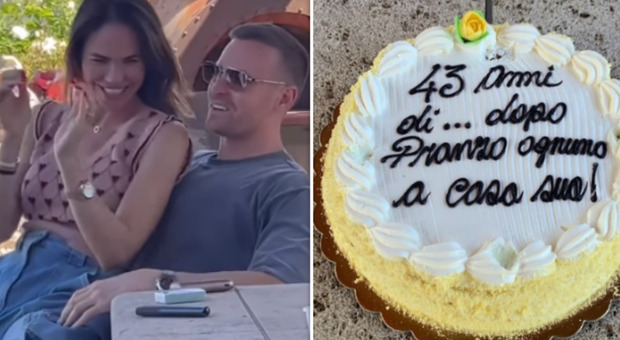 Ilary Blasi festeggia il compleanno (in ritardo) in famiglia: la frase sulla torta è tutta da ridere