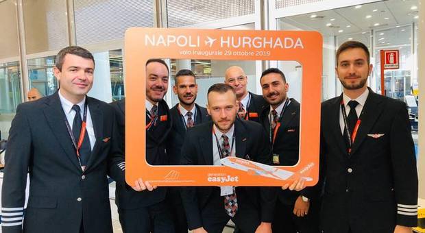 EasyJet, decollato da Napoli il primo volo per Hurghada