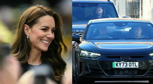 Kate Middleton, spunta un'altra foto: la principessa in macchina con William verso un «appuntamento privato»