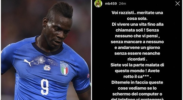 Mario Balotelli e il post su Instagram