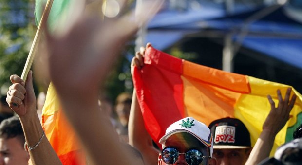 Parata per i diritti gay in Colombia