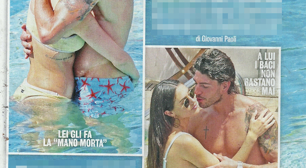 immagine Cecilia Rodriguez e Ignazio Moser a Capri (Diva e donna)