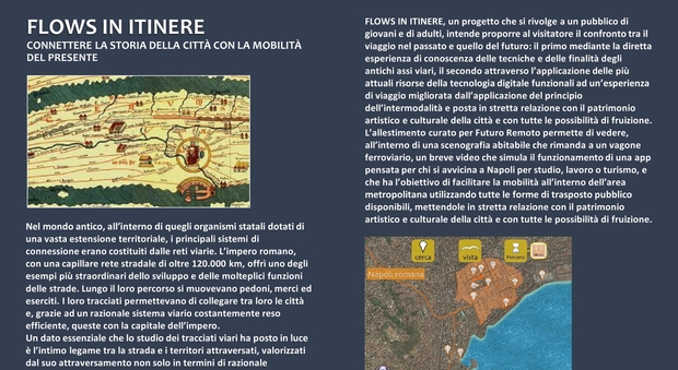 «Flows in itinere», un'App connette la storia millenaria di Napoli col presente