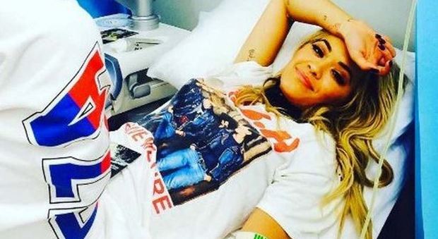 Rita Ora ricoverata in ospedale: ecco cosa le è successo