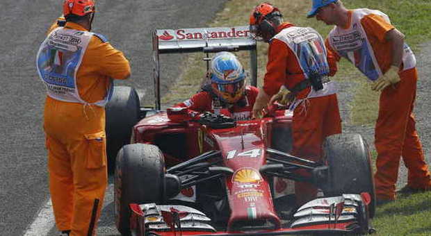 Alonso e la Ferrari ko a Monza. Marchionne: "Montezemolo? Nessuno è indispensabile"
