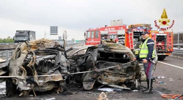 Vicenza, incidente sull'autostrada A31: tre morti carbinizzati