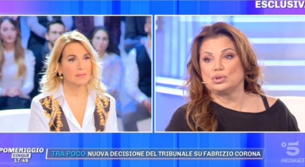 Serena Grandi da Barbara D'Urso: «Io e Gianni Morandi innamoratissimi, mi lasciò lui»