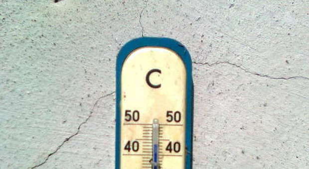 Caldo record sui Colli Euganei Il termometro segna 44 gradi