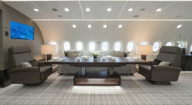 immagine Volare in relax, ecco il Boeing trasformato in casa di lusso: costa 225 milioni di dollari