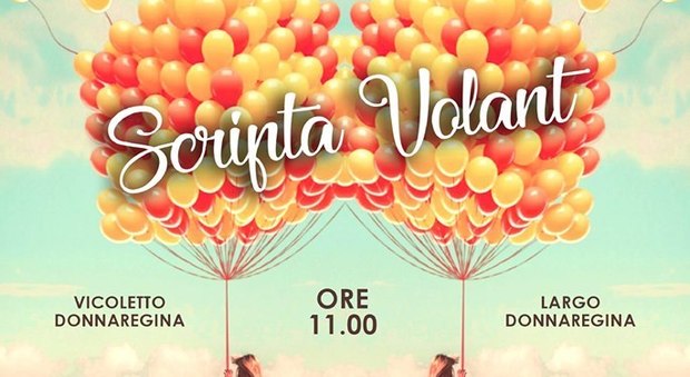 Napoli, a Donnaregina l'evento «Scripta volant» tra leggende e palloncini
