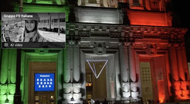Gruppo FS: Milano Centrale illuminata tutte le sere fino alle 24 per la durata emergenza Covid-19