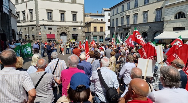 Orvieto, sindacati e cittadini in piazza «in difesa della sanità pubblica»