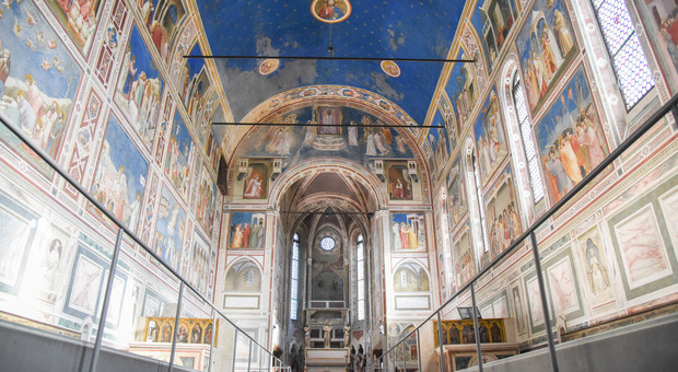 La Cappella degli Scrovegni affrescata da Giotto