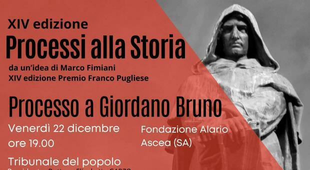 Processi alla Storia: Giordano Bruno alla sbarra nel Cilento