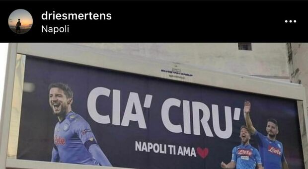Mertens ringrazia per gli omaggi: «Non mi abituerò, a presto Napoli»