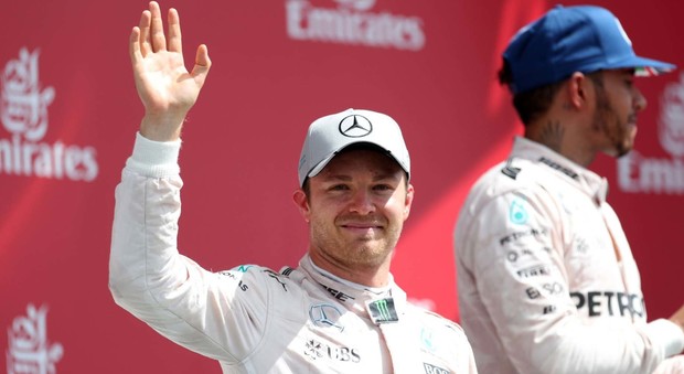Nico Rosberg, passato dal secondo al terzo posto nel GP di Silverstone dai commissari di gara