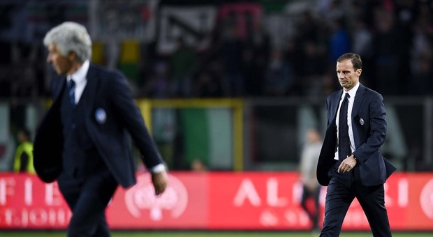 Allegri: «Abbiamo commesso errori non da Juventus». Gasperini: «Ho pensato di vincere»
