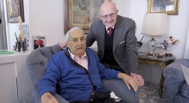 Fiore e Albano, l’amico ritrovato «Insieme, 85 anni dopo»
