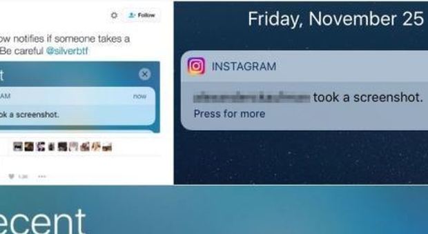 Instagram, la nuova funzione che rivela chi fa gli screenshot delle foto sul tuo profilo