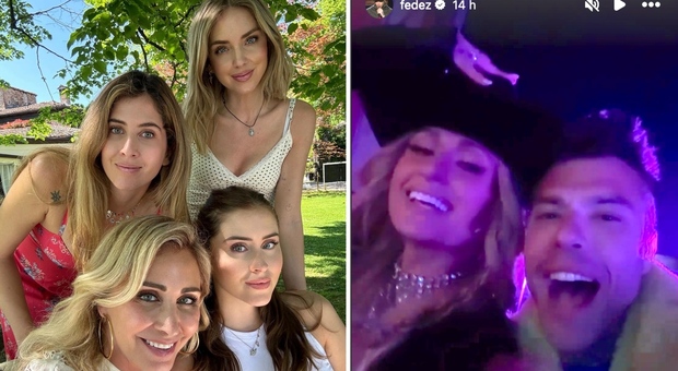 Fedez, la reunion con Paris Hilton mentre Chiara Ferragni torna a Cremona con mamma Marina e le sorelle Valentina e Francesca