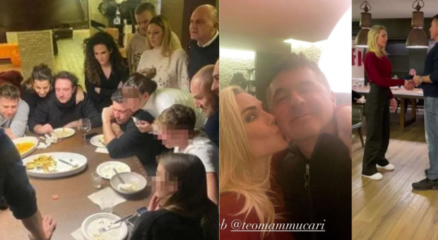Tamara Pisnoli a casa della Blasi, l'ultima cena prima della condanna: c'erano anche Teo Mammucari e (il figlio di Ilary) Cristian Totti