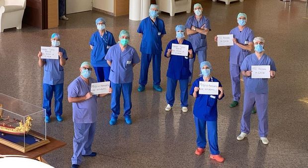 La protesta degli infermieri a Rovigo