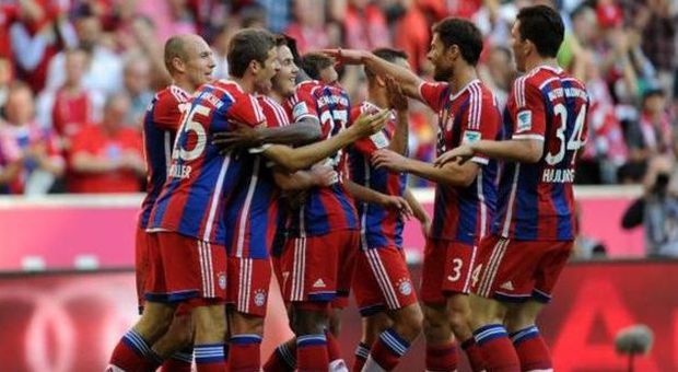 Bundesliga, il Bayern a valanga: sei gol al Werder Brema, torna Ribery