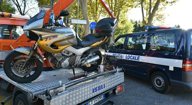 Un incidente rilevato dalla Polizia locale di Padova