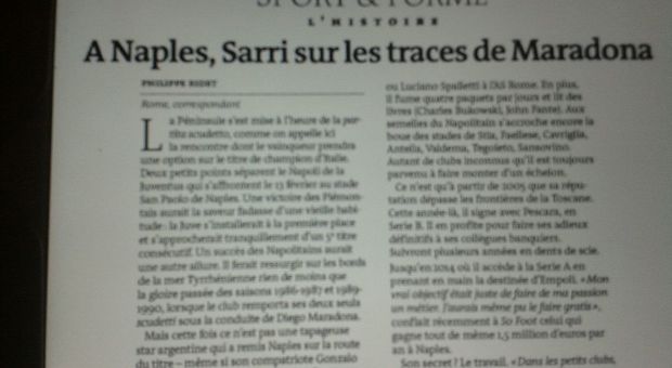 Le Monde esalta Sarri: «L'artigiano del miracolo azzurro»