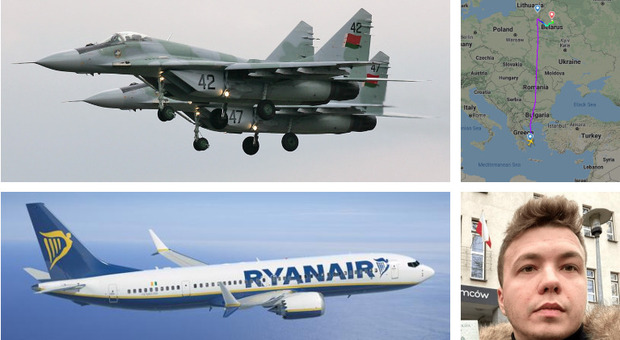 Mig29 bielorussi costringono aereo Ryanair ad atterrare: arrestato dissidente Ue: sanzioni Supplemento antirapimento?