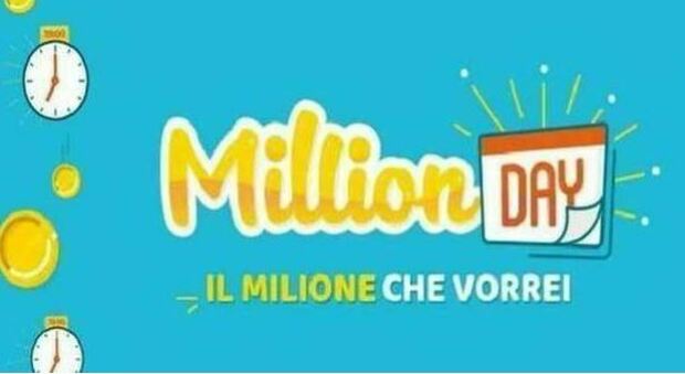 Million Day, estrazione dei cinque numeri vincenti per il concorso di domenica 18 luglio