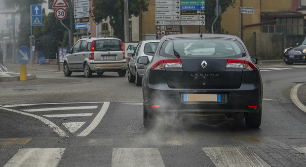Inquinamento in centro a Rovigo