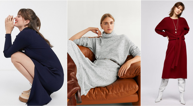 Abiti in maglia, il vestito maglione è must have per l'inverno: ecco tutti i modelli e dove trovarli