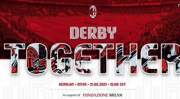 Derby together, il Milan vende i biglietti per il match con l'Inter...