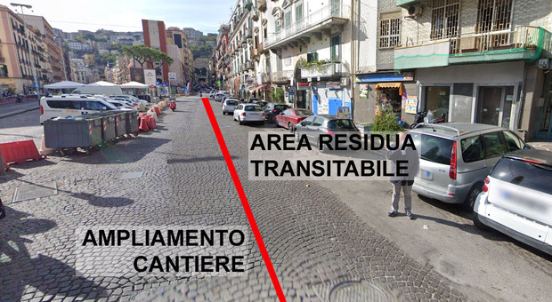 Metropolitana di Napoli, si allarga il cantiere e la Riviera di Chiaia rischia la paralisi