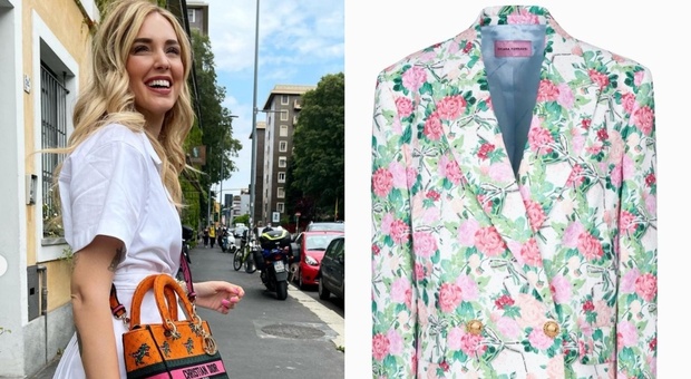 Chiara Ferragni lancia la giacca a fiori per l'estate. Ma il prezzo fa infuriare i fan: «È da pazzi...»