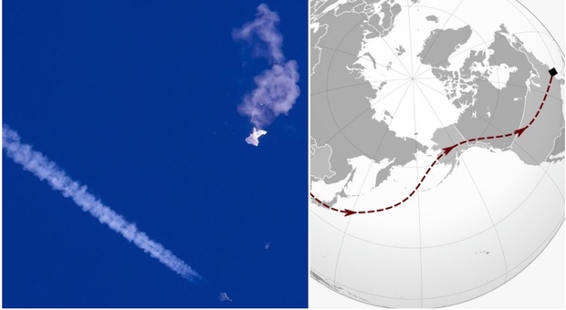 Caccia Usa abbatte oggetto volante «ottagonale», Londra: «Possibili palloni-spia cinesi nel nostro spazio aereo»