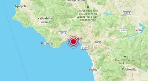 Terremoto nel golfo di Policastro avvertito a Sapri e Maratea