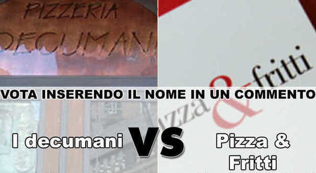 Campionato della pizza napoletana| I DECUMANI contro PIZZA E FRITTI