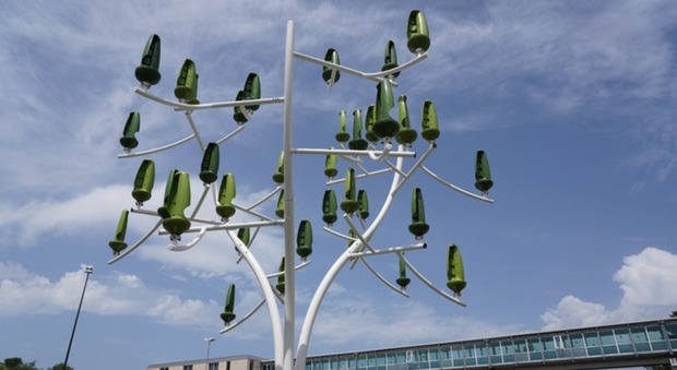 A Trieste il primo albero del vento: ricarica i veicoli con l'energia eolica