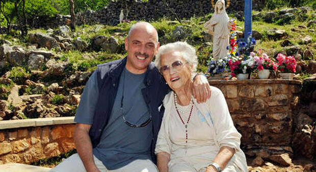 Paolo Brosio con la mamma Anna Marcacci