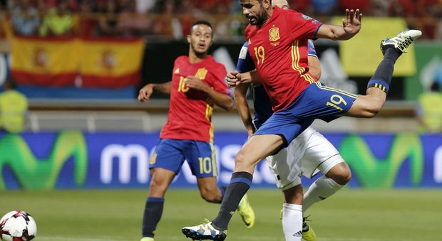 Spagna-Liechtenstein finisce in goleada Albania-Macedonia sospesa per pioggia