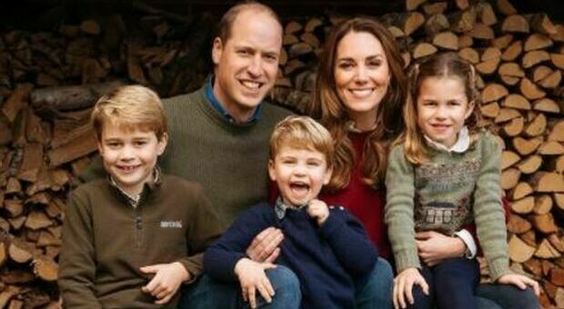 Kate con il marito William e i figli George
