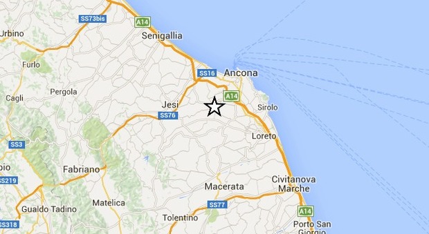 Ancona, la terra trema ancora Scossa magnitudo 3.4 nella notte