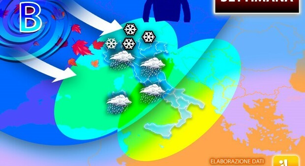 Meteo, le previsioni: arriva l'autunno su tutta l'Italia. Neve al Nord e temperature in calo anche al Sud