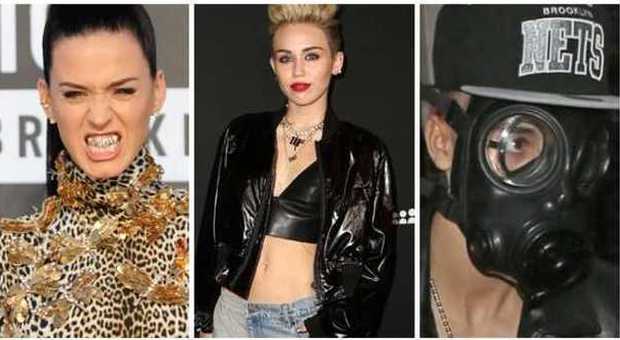 Katy Perry, Miley Cyrus e Justin Bibier